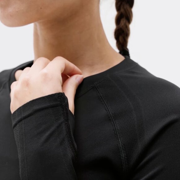 New Athleta S Momentum Seamless Flex Ultra Crop Tank Black Small - Picture 8 of 8